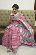 Pure cotton mulmul saree