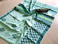 Sanganeri bagh  handblock saree