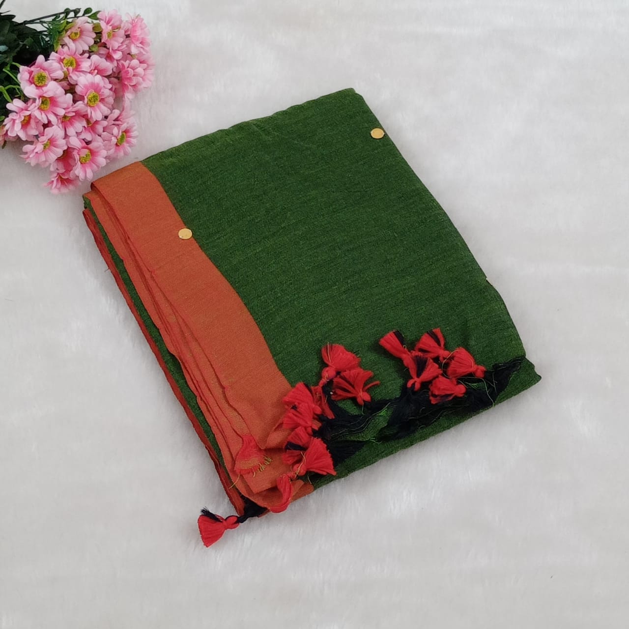 Khadi Cotton Sitara Saree