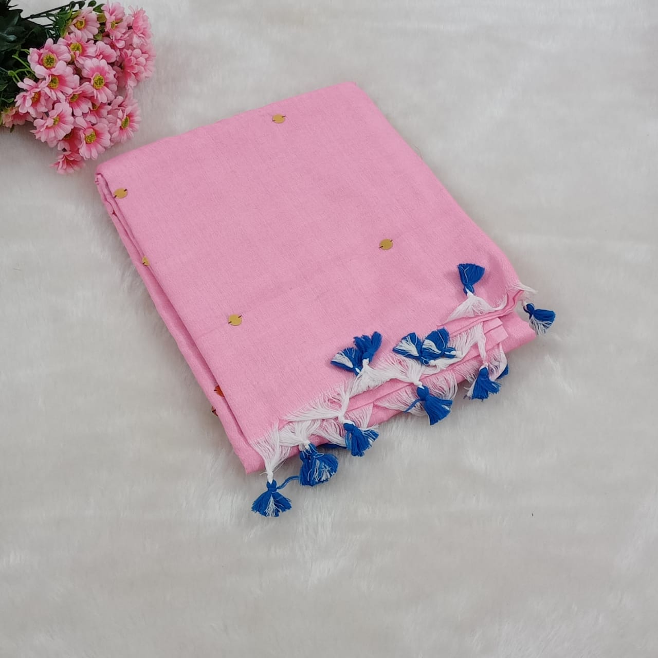 Khadi Cotton Sitara Saree