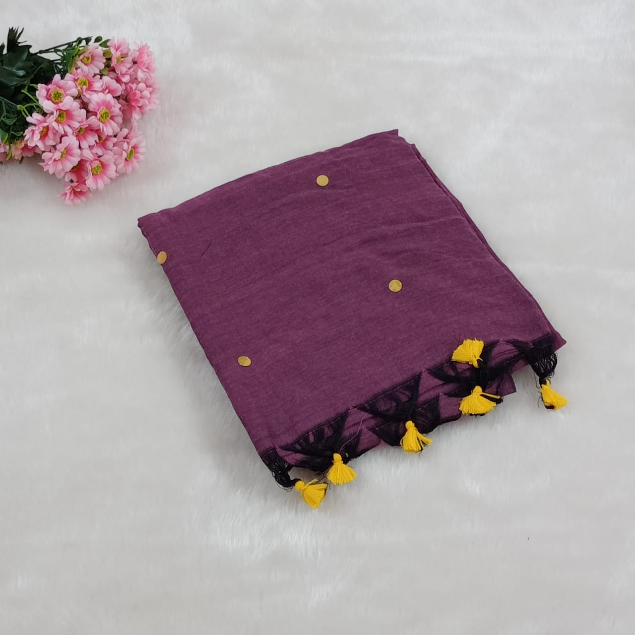 Khadi Cotton Sitara Saree