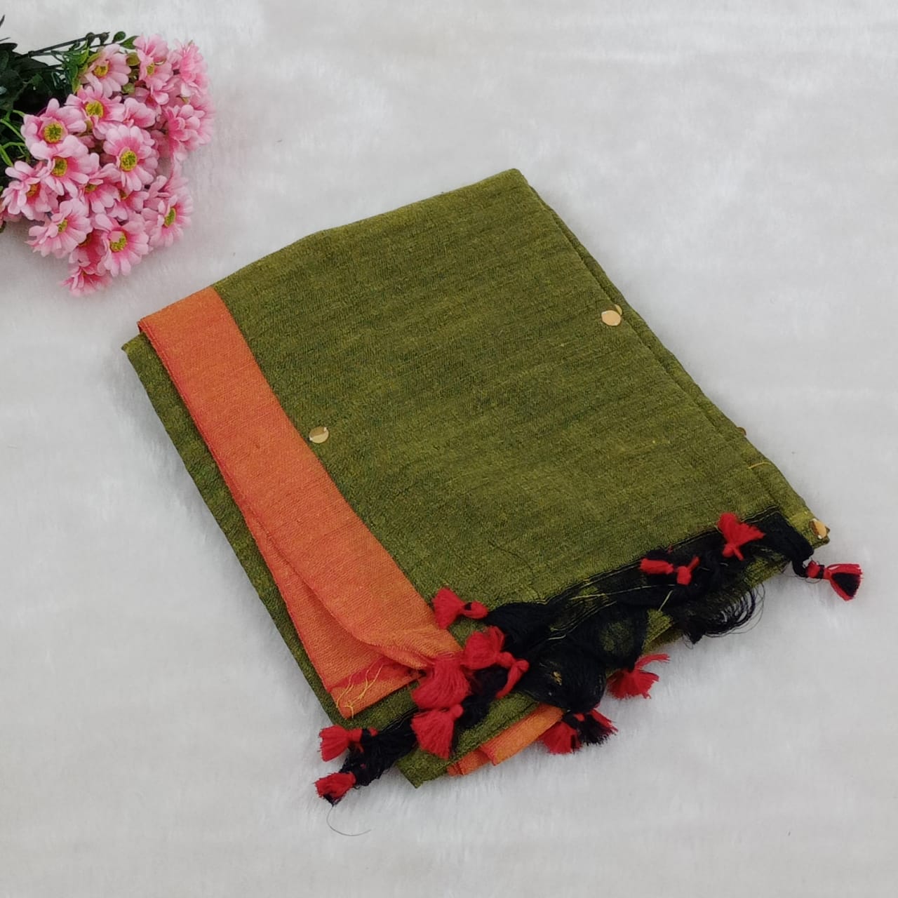 Khadi Cotton Sitara Saree