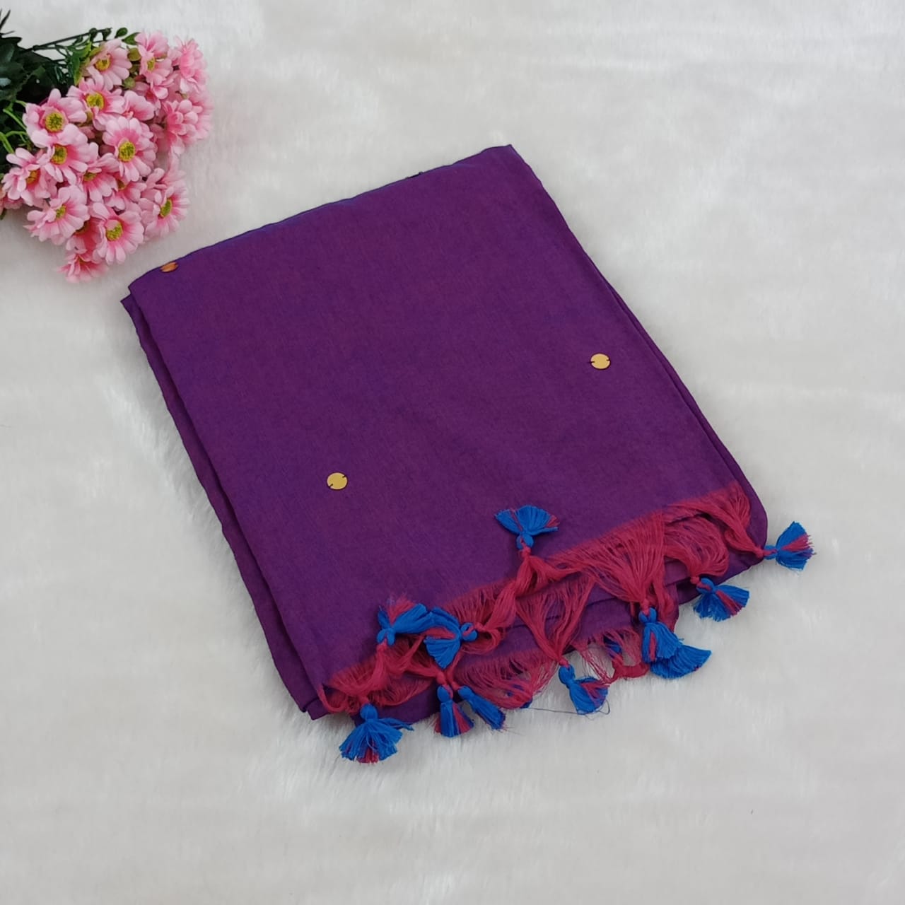 Khadi Cotton Sitara Saree