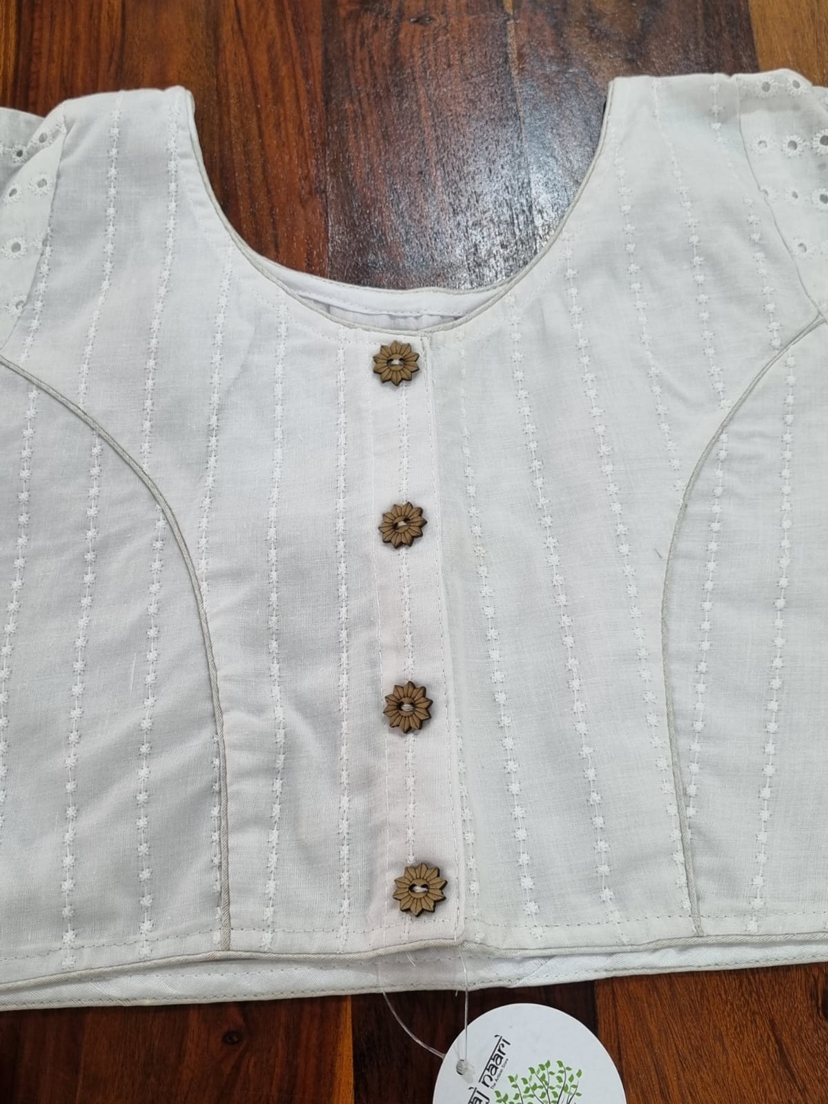 White Hakoba Blouse