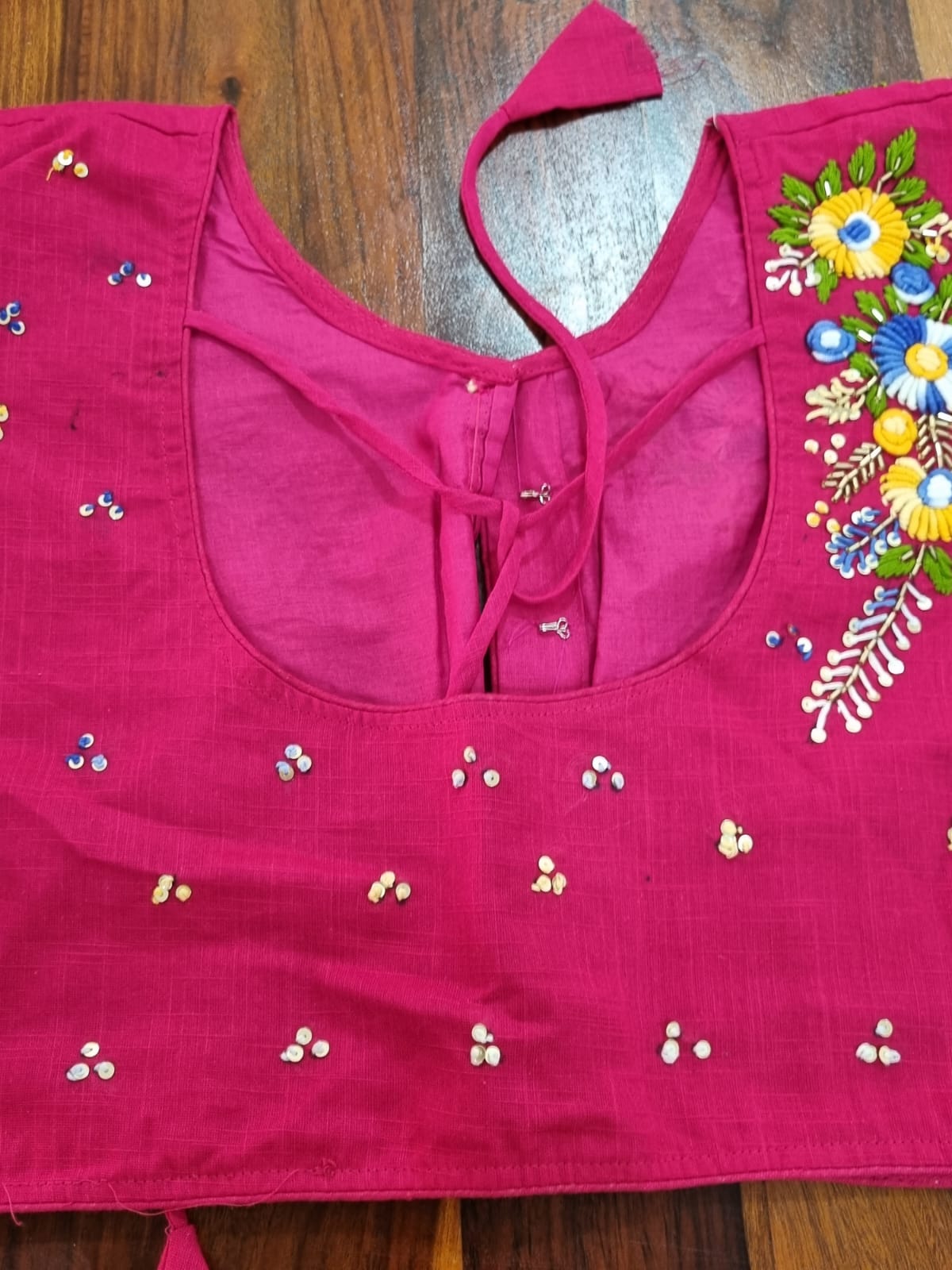 Floral Hand Embroidered Blouse