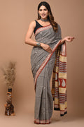 Beautiful blocks with mango motif pallu