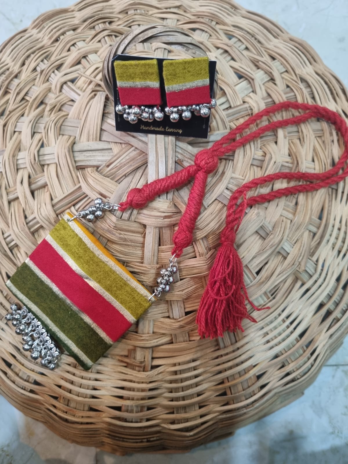 Handmade Jewellery Set (Square)