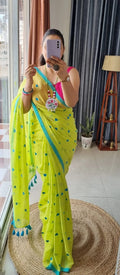 Khadi  cotton saree